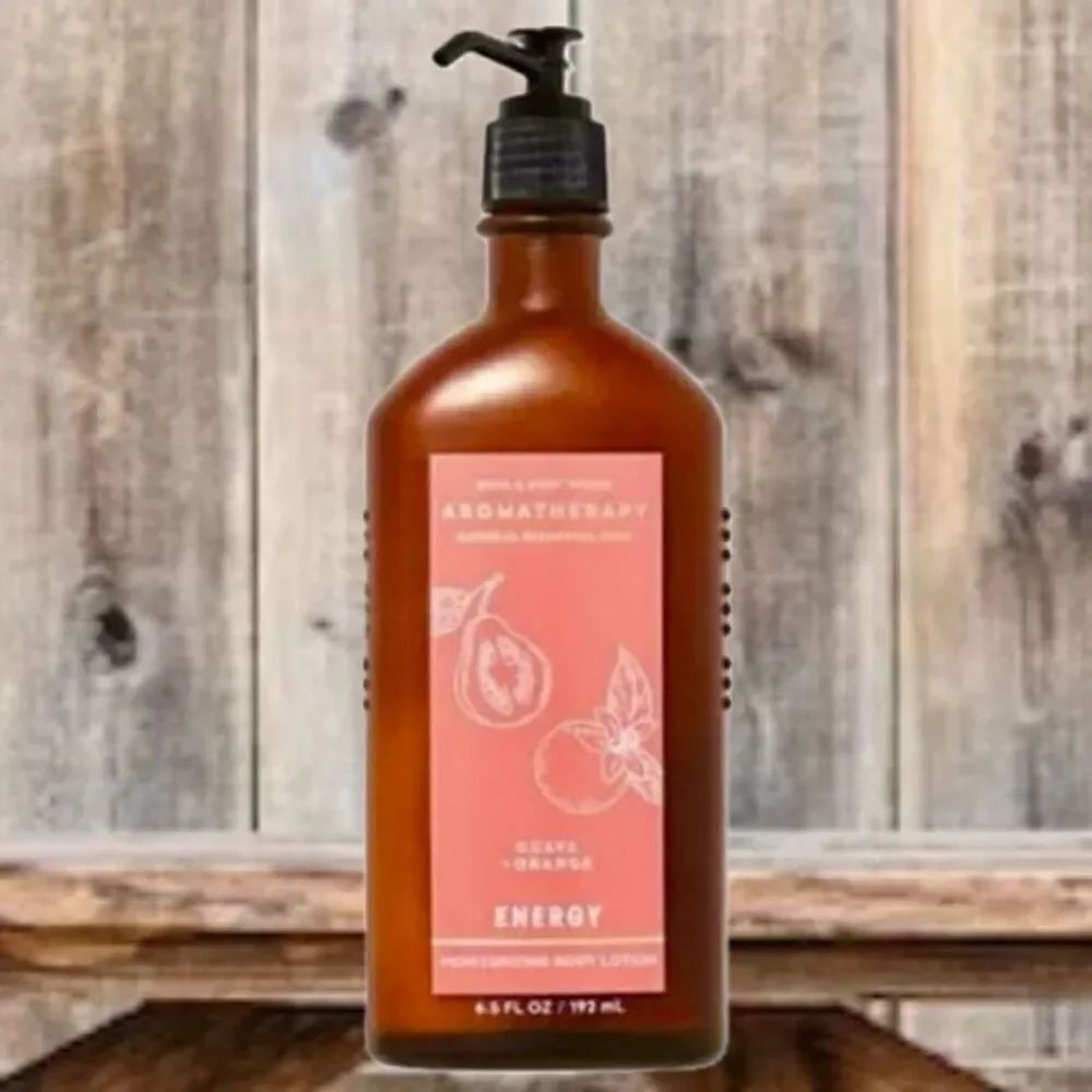 NWT Bath & Body Works Energizing Aromatherapy GUAVA-ORANGE body lotion New